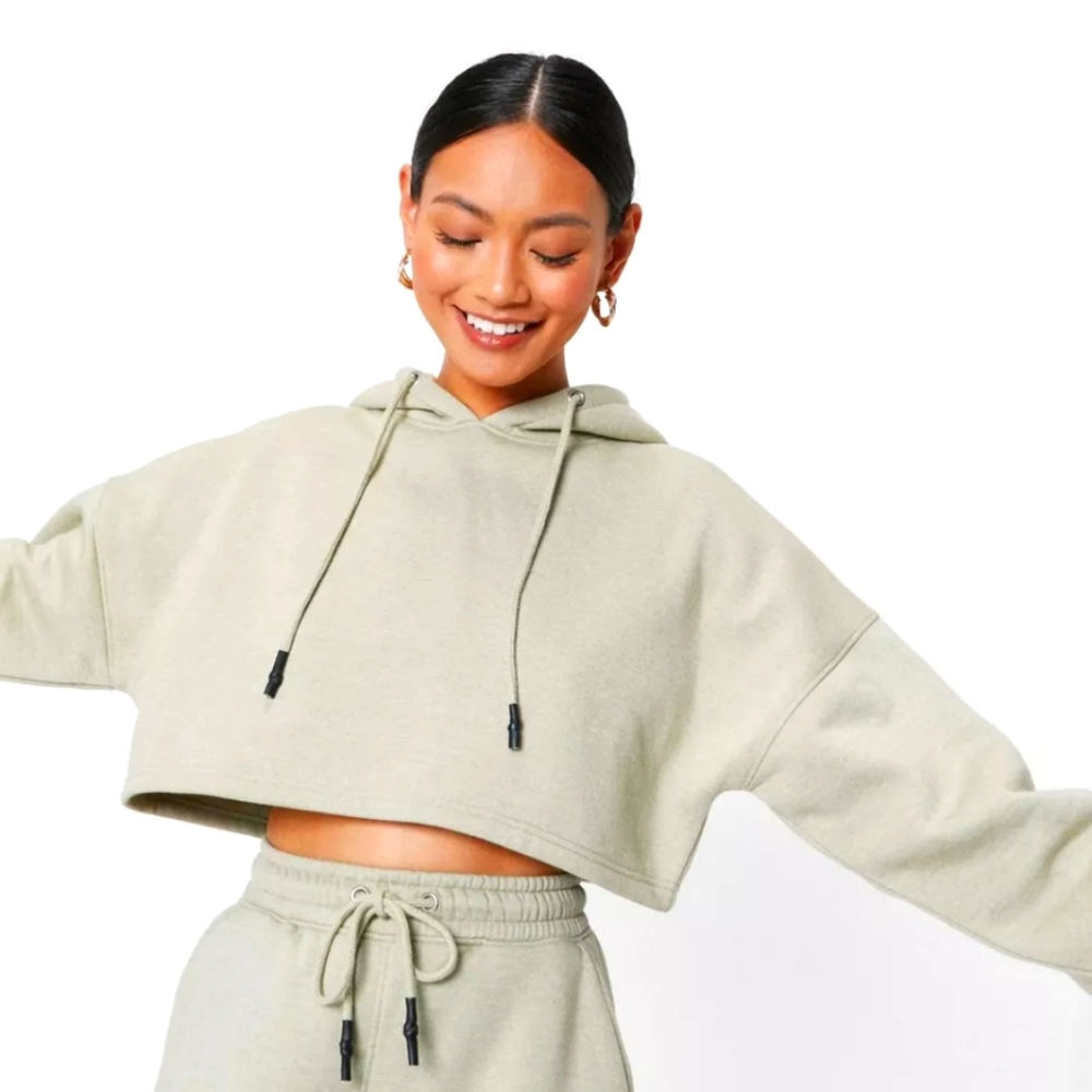 ❤Drawstring cropped hoodie from Nasty Gal❤